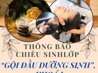 Thông báo chiêu sinh gội đầu khóa 1